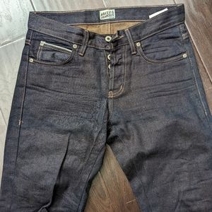 Naked & Famous 29 skinny guy raw dark blue